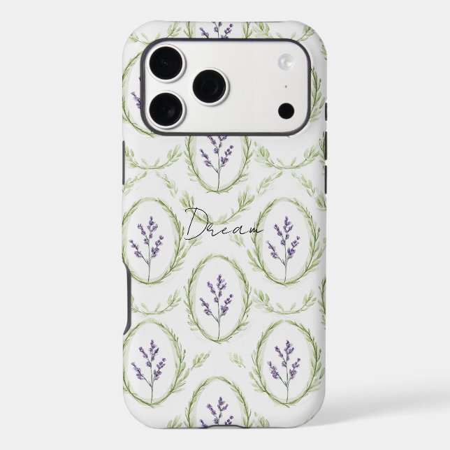 Green Lavender Flowers   Case-Mate iPhone Case (Back)