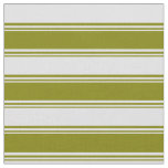[ Thumbnail: Green & Lavender Lined/Striped Pattern Fabric ]
