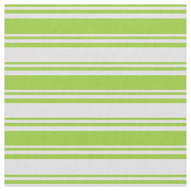 Green & Lavender Lines Fabric (Close Up)