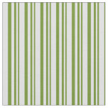 [ Thumbnail: Green & Lavender Stripes Fabric ]