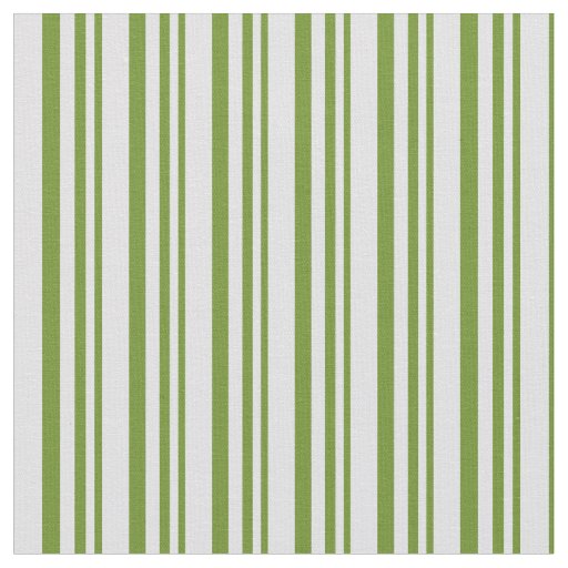 Green & Lavender Stripes Fabric
