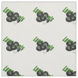 Green Lawn Bowls Logo With Lawn Bowls, Fabric