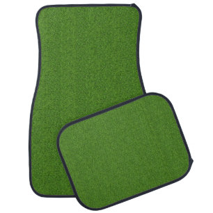 Green Lawn Grass Car Floor Mat