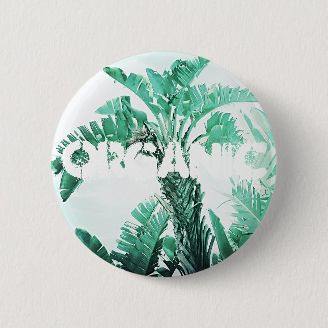 Green leaf banana plant button (Front)