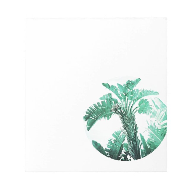 Green leaf banana plant notepad (Front)