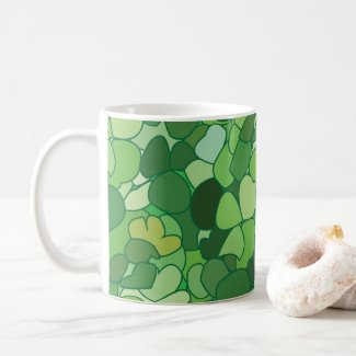 Green Leaf Botanical Coffee Mug