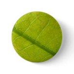 Green Leaf Botanical Nature Photography Button