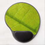 Green Leaf Botanical Nature Photography Gel Mouse Pad