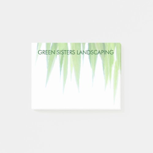 Green Leaf Canopy Earth Friendly Design Post_it Notes