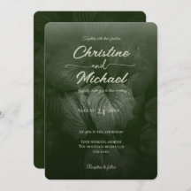 Green leaf elegant greenery spring wedding