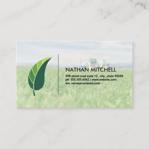 Green Leaf  Farm and Tractor Business Card