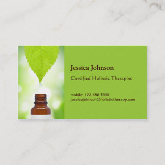 Green Leaf Holistic Therapy Business Card