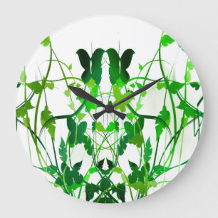 Green Leaf image for Acrylic Wall Clock