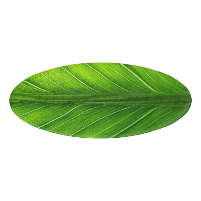 Green Leaf Name Tag (Front)