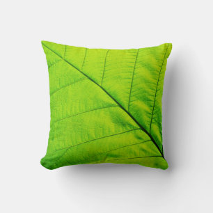 Green Leaf Pillow