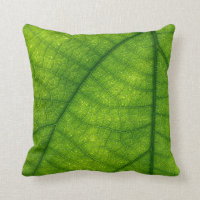 Green Leaf Pillow