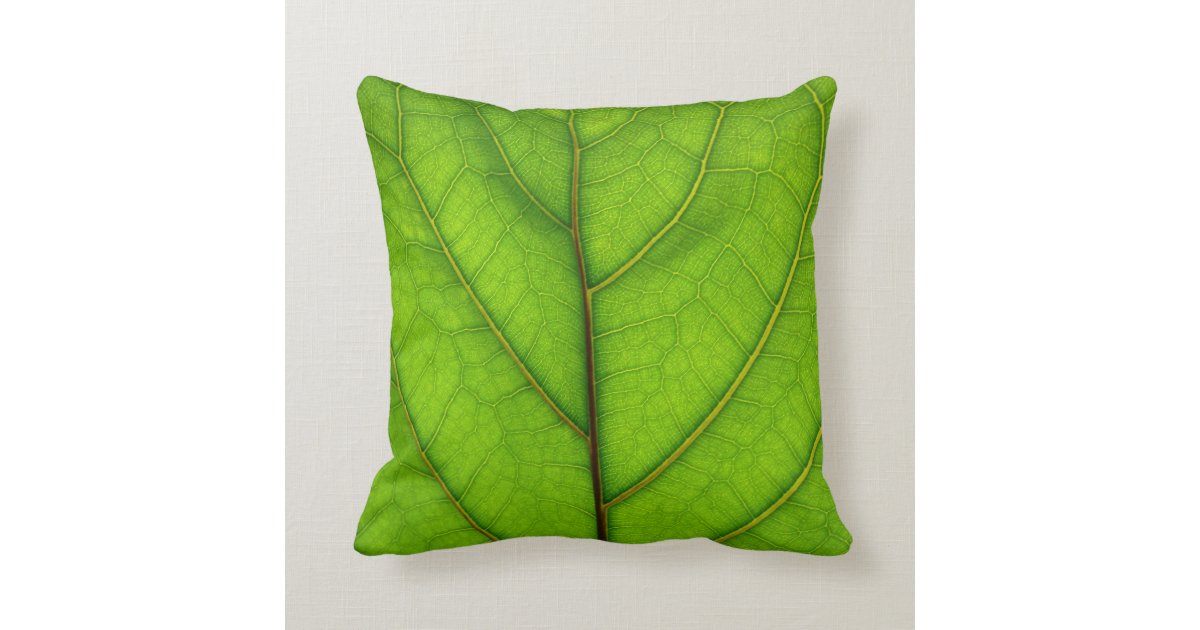 Green Leaf Pillow