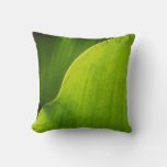 Green Leaf Pillow at Zazzle