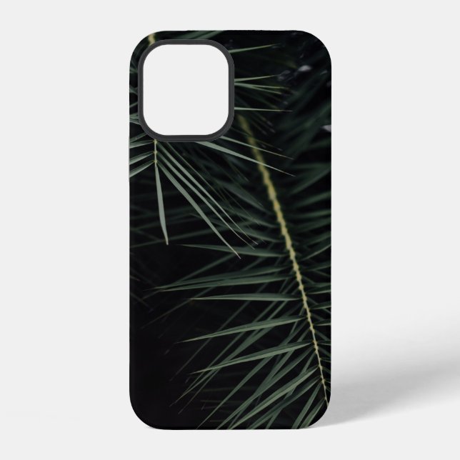 GREEN LEAF PLANT DURING NIGHTTIME IPHONE CASE (Back)