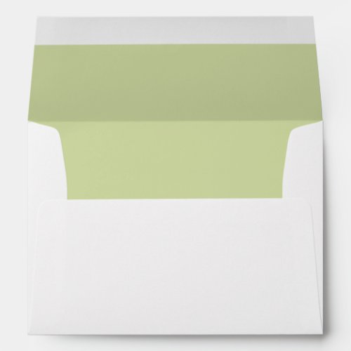 Green Leaf Simplicity Personalized Envelope