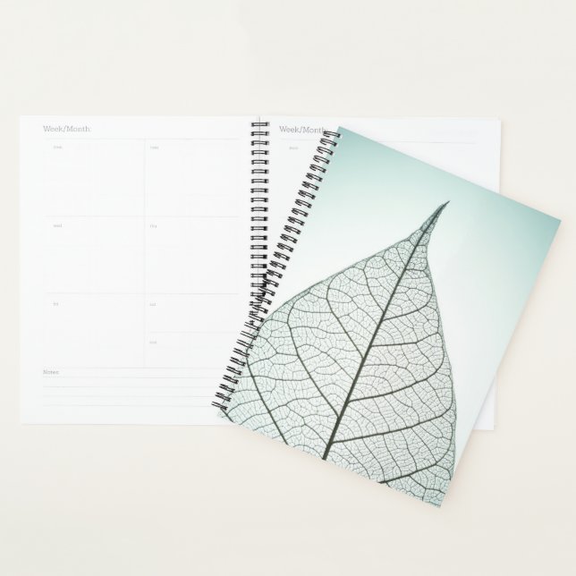 Green Leaf Skeleton Planner (Display)