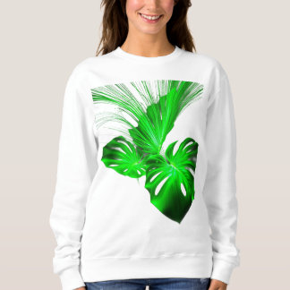 green leaf sweatshirt
