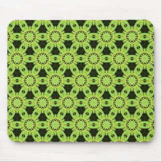 Green Leaf Terrazzo pattern Mouse Pad