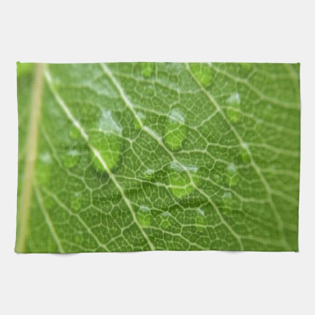 Green Leaf Towel (Horizontal)