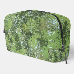Green Leaf Trees With Blue Sky Peaking Through Art Dopp Kit