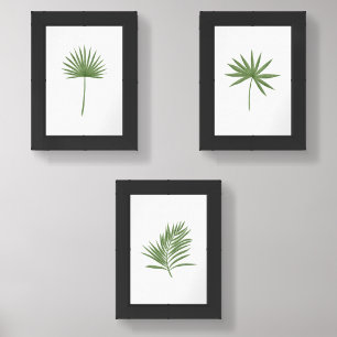 Green Leaf Wall Art Sets