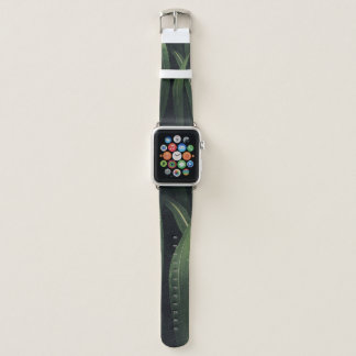 GREEN-LEAFED PLANT APPLE WATCH BAND