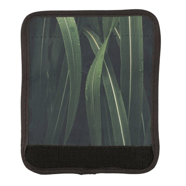 GREEN-LEAFED PLANT LUGGAGE HANDLE WRAP (Front)