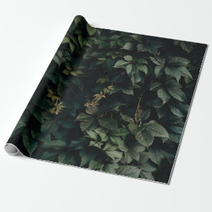 GREEN LEAFED PLANT WRAPPING PAPER