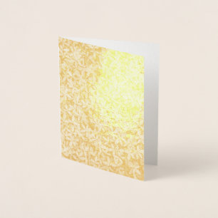 Green-Leafed Plants Texture Foil Card