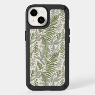 Green Leafy Garden Floral Pattern Speck iPhone 14 Case