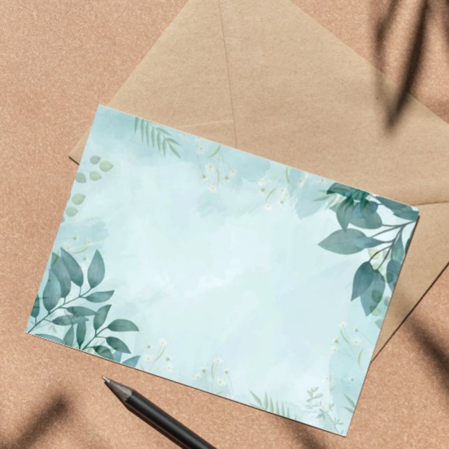 Green leafy post-it notes (Creator Uploaded)