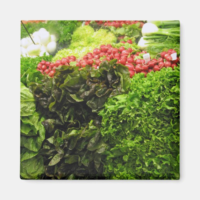 green leafy vegetable bin magnet (Front)