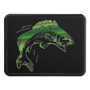 Green Leaping Fish Hitch Cover