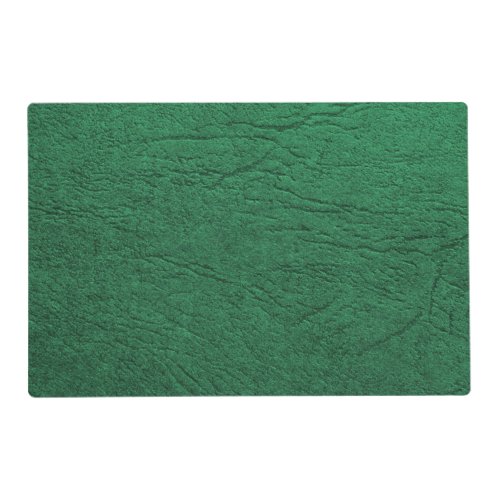 Green Leather Placemat
