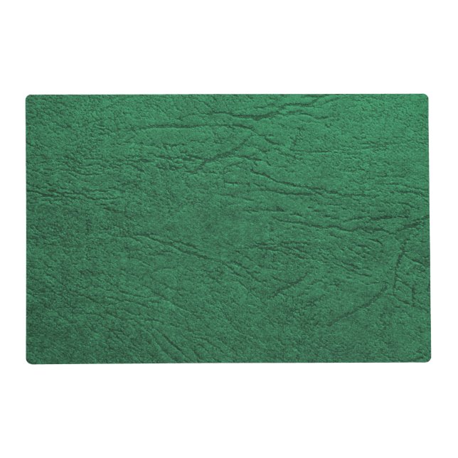 Green Leather Placemat (Front)