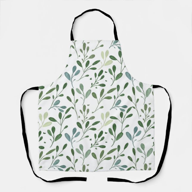 Green leaves apron (Front)