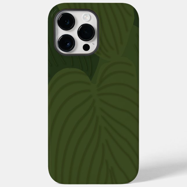 Green Leaves Botanical Leaf Case-Mate iPhone Case (Back)