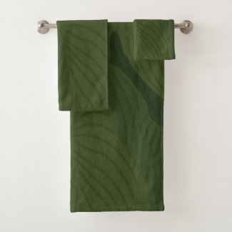 Green Leaves Botanical Nature Pattern