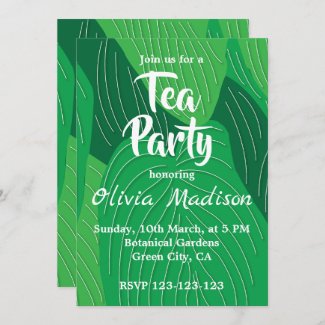 Green Leaves Botanical Tea Party