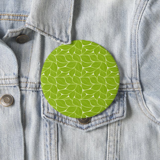 Green leaves button (In Situ)