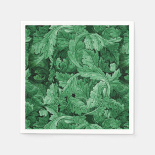Green Leaves (by William Morris) Napkins
