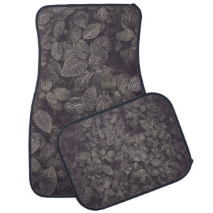 GREEN LEAVES CAR FLOOR MAT