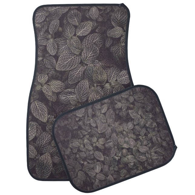 GREEN LEAVES CAR FLOOR MAT (Set)