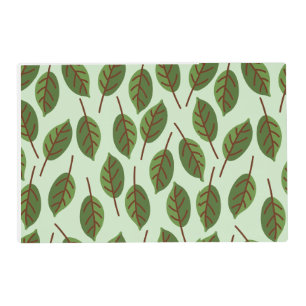Green Leaves Design Placemat