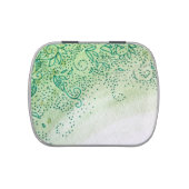 Green Leaves Jelly Belly Candy Tin (Top)